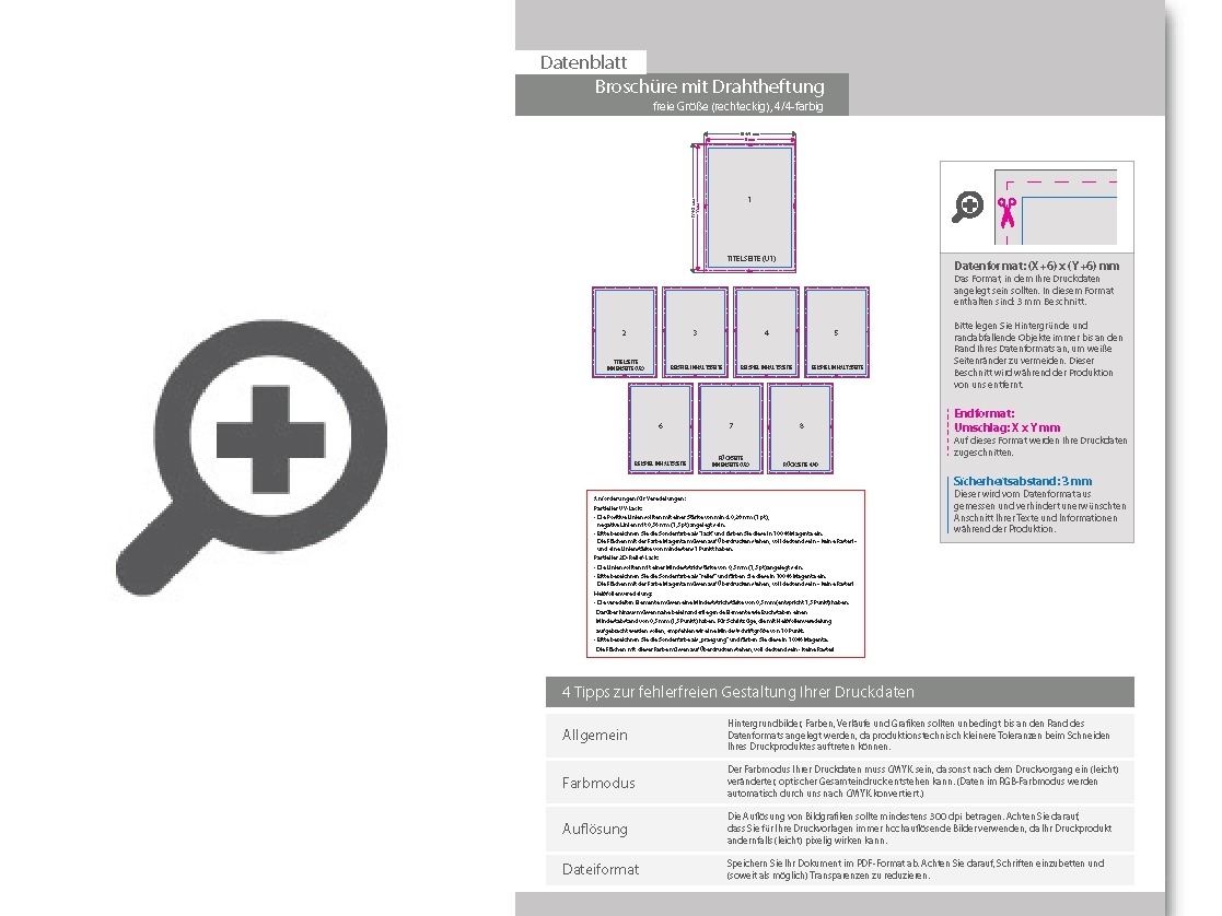 Product Bild hochwertige_brosch__re_mit_drahtheftung__100-seitig__freie_gr____e_(rechteckig)__4_4-farbig_bedruckt