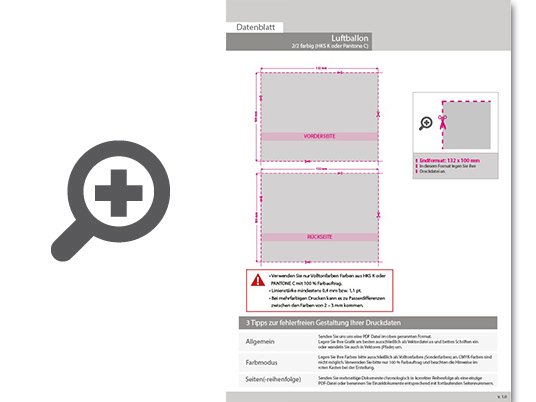 Product Bild luftballon_metallic_Ø_27_cm_2_2-farbig_(hks_oder_pantone)_zweiseitig_bedruckt