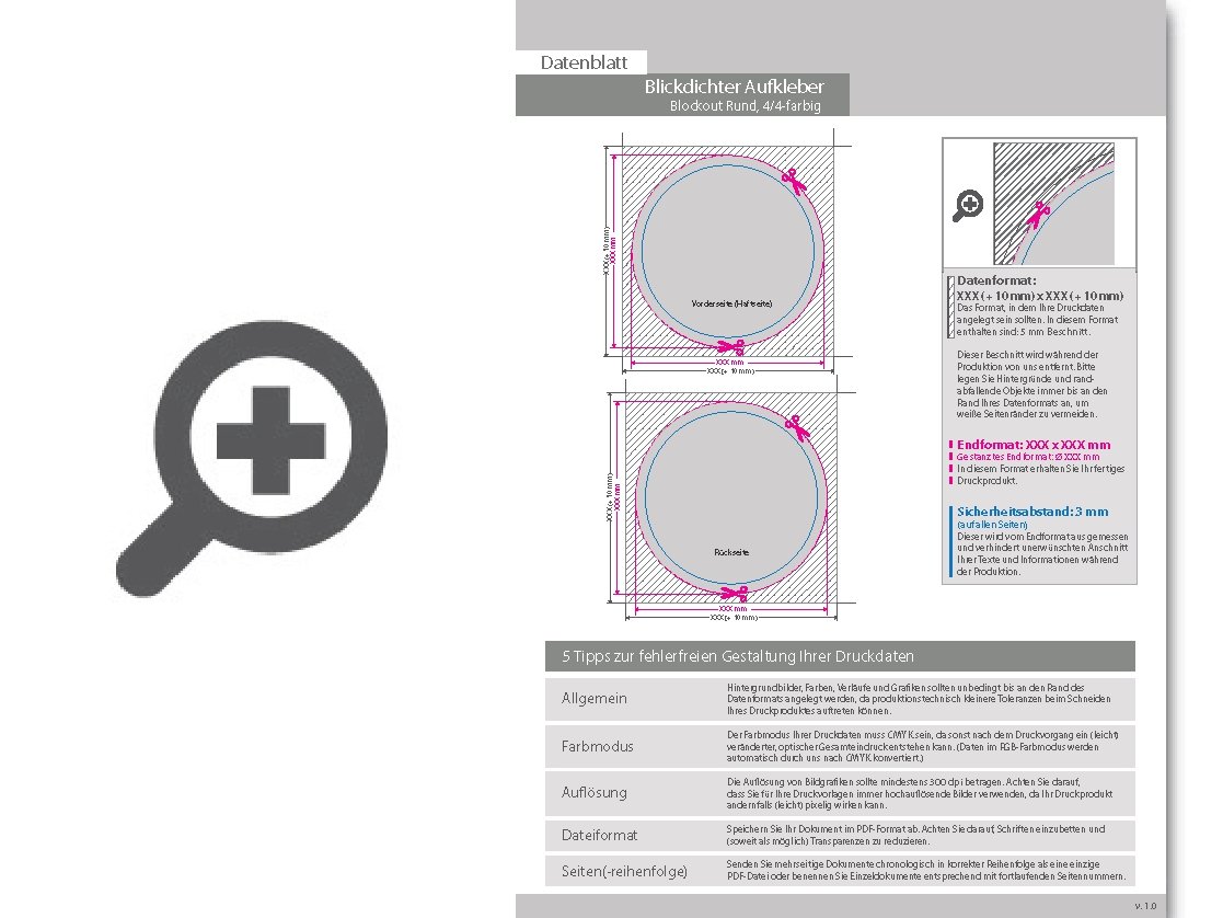 Product Bild blickdichter_aufkleber_blockout_rund_(kreisrund_konturgeschnitten)__4_4_farbig_beidseitig_bedruckt