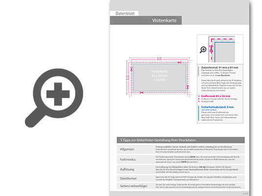 Product Bild visitenkarten_quer_5_0_farbig_85_x_55_mm_mit_einseitigem_vollfl__chigem_uv-lack___einseitig_bedruckt_(cmyk_4-farbig_+_1_hks-sonderfarbe)